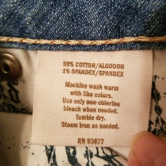 Decree Super Skinny Distressed Jeans in Size 17 - Picture 7 of 8